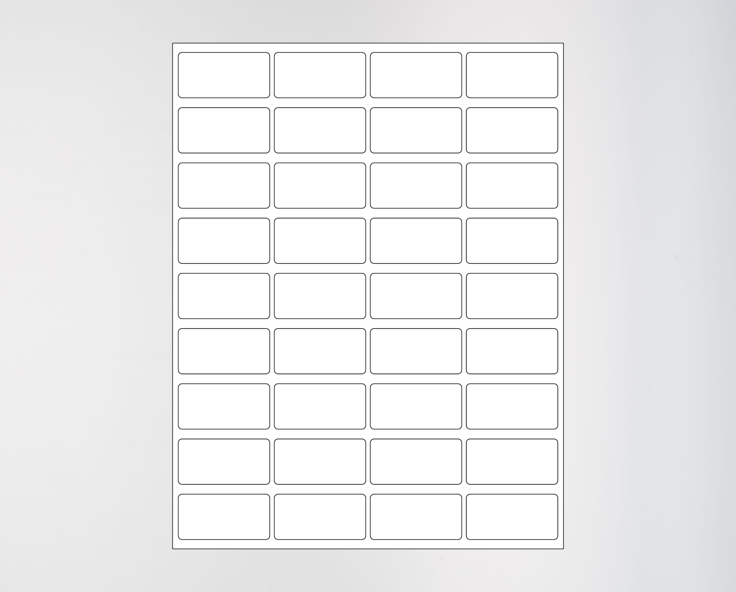 Core2Write-etiketter - Ark - Ikke-sterilt