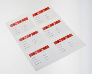 Core2Write Labels - Sheets - Non-Sterile thumbnail