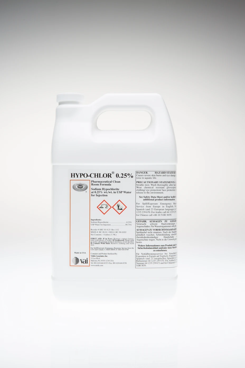 HIPO-CLORO 0.25% - Não Estéril