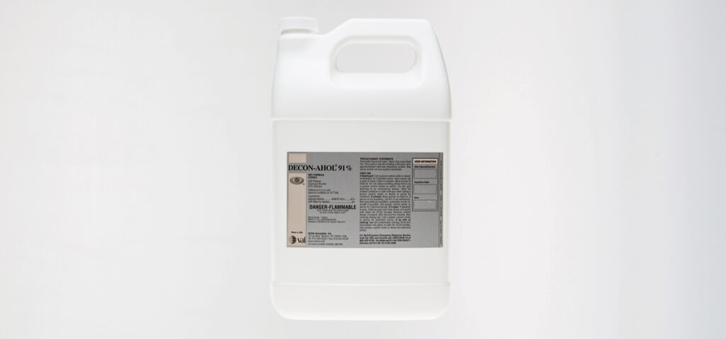 DECON-AHOL WFI 91% FORMULA - Sterile